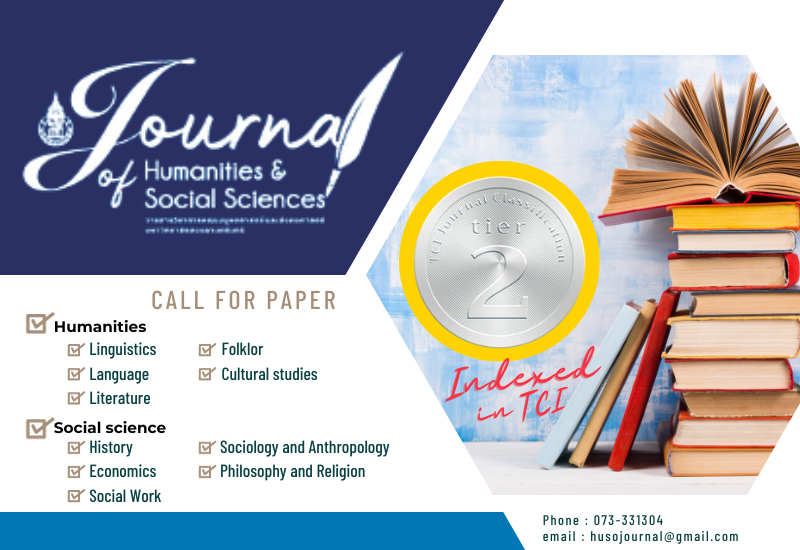 Home | Journal Of Humanities And Social Sciences, Prince Of Songkla ...